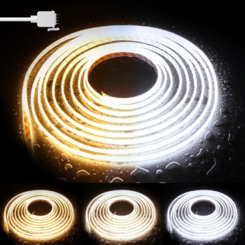 Factory Wholesale Cob Led Strip Light 12v 24v 320LED CE Rohs Cul Ukca 5 Years Warranty Flexible COB Led Strip Light