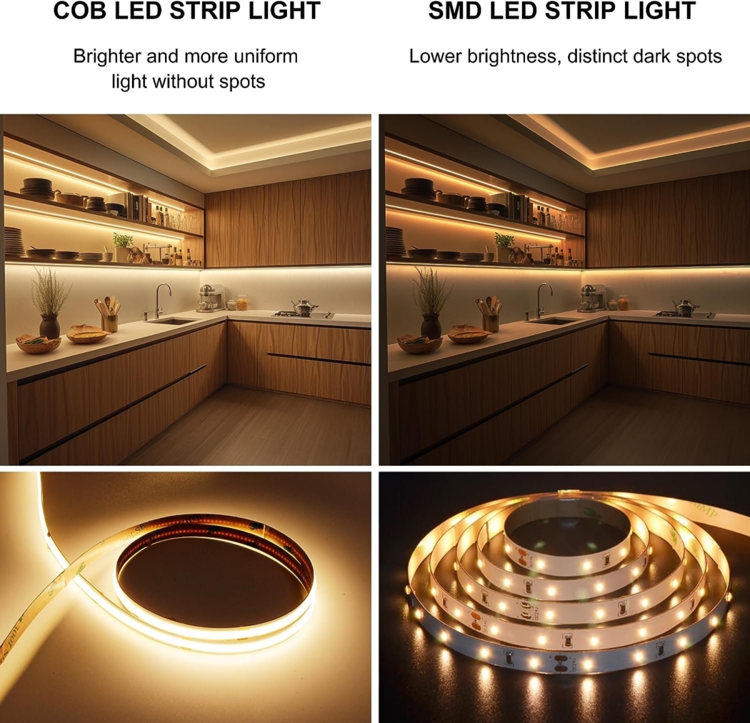 High Density IP67 IP68 Waterproof Flexible COB Strip 320leds/m Led Cob Strip Light for Swimming Pool Outdoor Decoration - Image 3