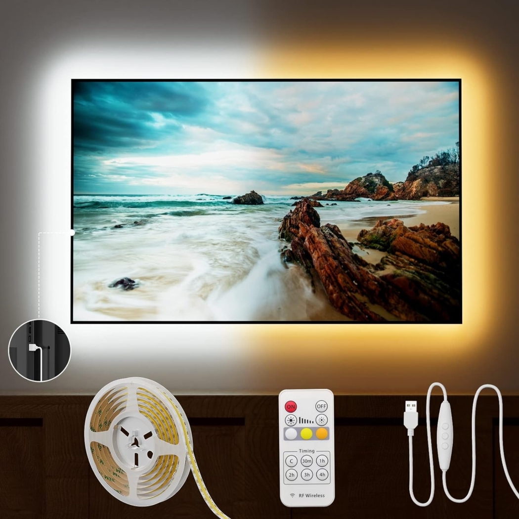 Quality IP68 Waterproof COB LED Strip Light, 3000K, 12V/24V/220V Flexible COB LED Tape for Indoor & Outdoor Lighting - Image 4