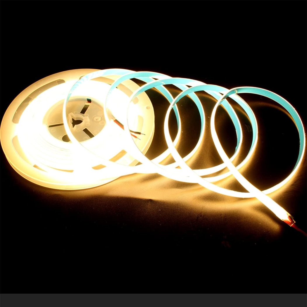 Hot Sale COB LED Strip 320 LEDs IP20 DC 24V Furniture Wardrobe Decor Flexible LED Tape Light - Image 2