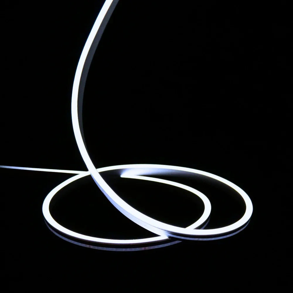 Cool White LED Neon Flex 24V 8x16mm 120LEDs/m IP65 Waterproof 15m - Image 2