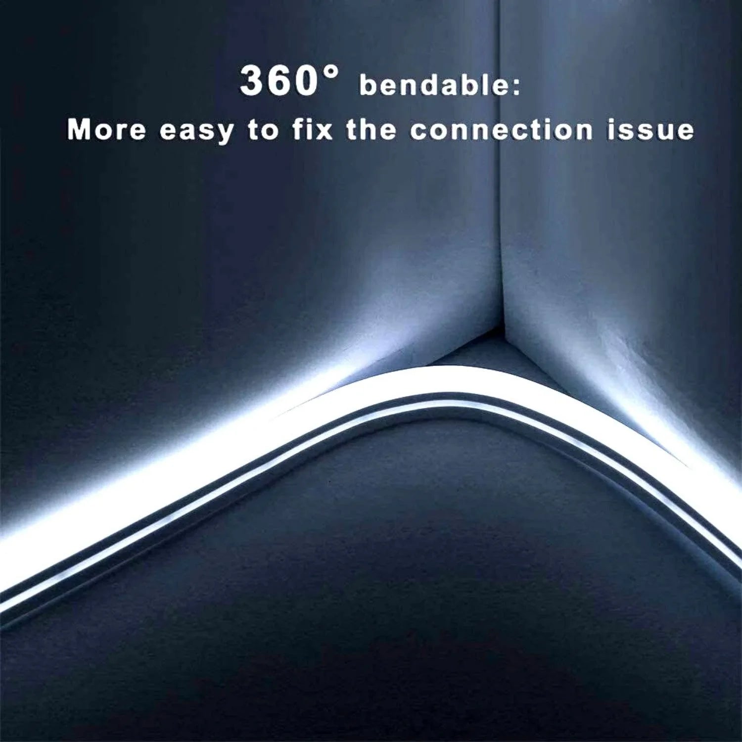 LEDNeonFlexCoolWhiteLEDNEonFlex220Vwireless_2_8369a12f-f945-49f3-95f2-0dcc035abd8c.jpg Cool White LED Neon Flex AC 220V 240V 8x16mm 120LEDs/m IP65 Waterproof with UK Plug - Image 3