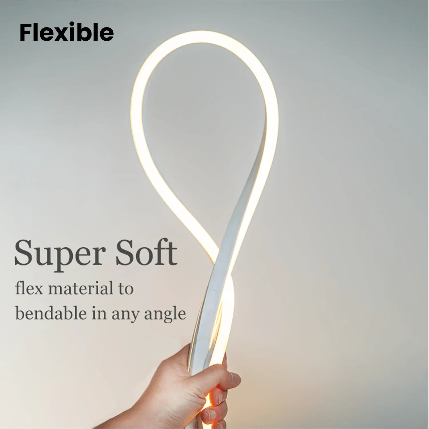 warm-white-neon.jpg Warm White LED Neon Flex Double Side 220V 240V 120LED/m 8x16mm IP67 Waterproof Full Kit - Image 9